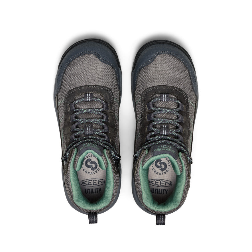 Women's Skokie Waterproof Work Boot (Carbon Toe) | Magnet/Black - Image 4