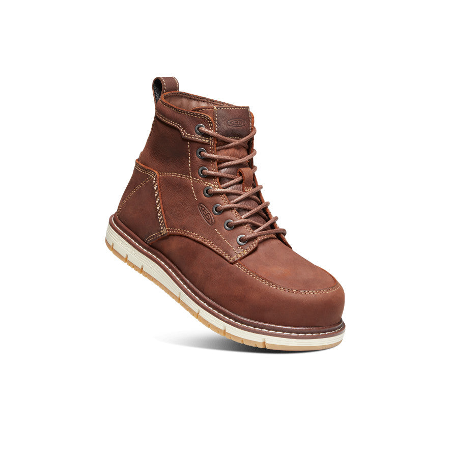 Women's San Jose 6 Boot (Aluminum Toe) | Gingerbread/Gum - Image 3