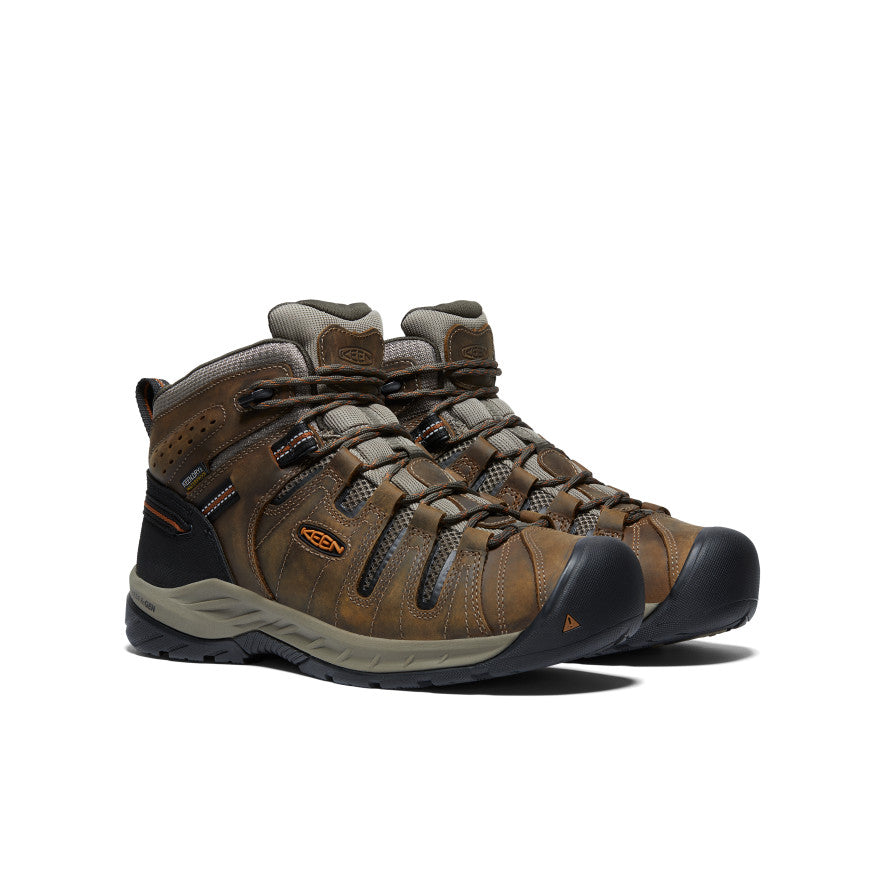 Men's Flint II Waterproof Mid (Soft Toe) | Black Olive/Brindle - Image 2